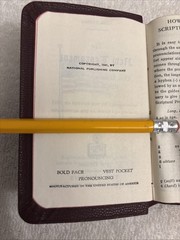 National Edition NEW TESTAMENT Bible National Bible Press 1941 Gideon’s 1960 Ed