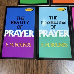 E.M. Bounds Books on Prayer PB Lot of 7 – Baker Book House Direction Vtg 70s 80s