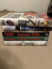 LOT OF 5 Stephen King Hardcover Book Gerald’s Game Buick Cell Eye Dragon HCDJ