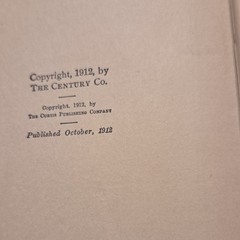 Jean Webster Daddy-Long-Legs Hardcover Fiction Novel 1912 The Century Co.