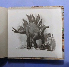 Dinotopia – A Land Apart from Time by James Gurney SIGNED with Print of Sketch