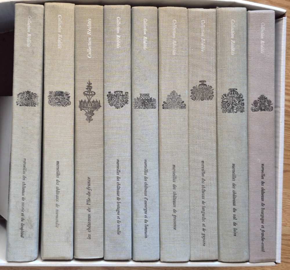 1965-1972 Merveilles des Chateaux Set of 9 French Books