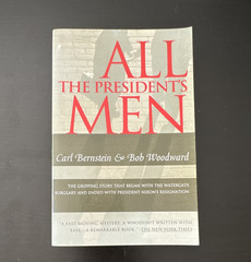 All the President’s Men Bob Woodward Carl Bernstein Simon & Schuster 1994 PB