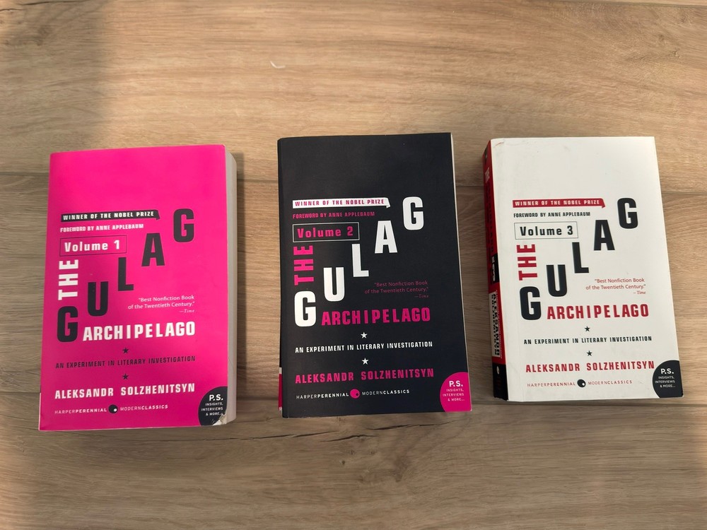 Aleksandr I. Solzhenitsyn ~ The Gulag Archipelago ~ Volumes 1 2 3 ~ Paperback