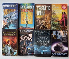 24 bk lot Science Fiction/Fantasy Novels 1990s-2000s Benford Dickson McCaffrey B