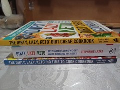 Dirty Lazy Keto And Dirty Lazy Cook Book Paperbacks, Recipes, Lot Of 3
