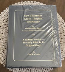 New Testament Greek English Interlinear Bible George R. Berry, Fred R. Coulter