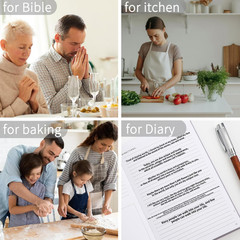 Recipe Book to Write in Your Own Recipes with 62 Blank Pages (Purple)
