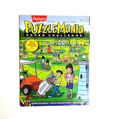 Highlights Puzzle Mania Mix Lot of 3 Books Children