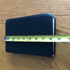 Holy Bible References Concordance Genuine Morocco Leather Black 1949
