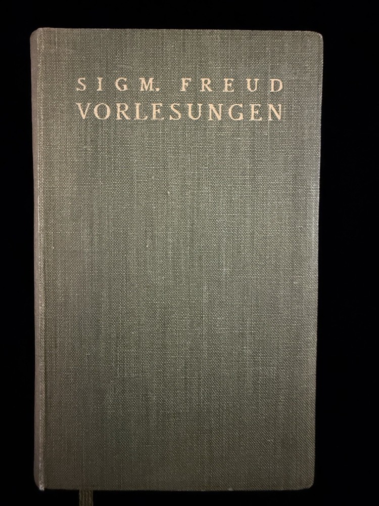 Sigmund Freud Vorlesungen Zur Einführung In Die Psychoanalyse 1926 German HC