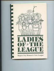 2007 „LADIES OF THE LEAGUE” COOK BOOK (ROGERS CITY, MICHIGAN, 82 PAGES, NICE)