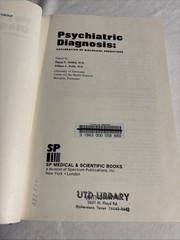 Psychiatric Diagnosis : Exploration of Biological Predictors by Hagop S. Akiskal