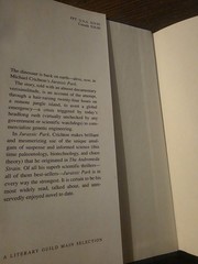 Jurassic Park by Michael Crichton HCDJ 1990 First Edition First Print