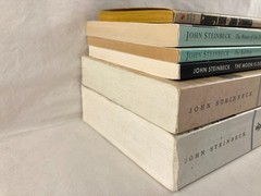 6 John Steinbeck East of Eden Grapes of Wrath Cannery Row (Ephemera) +3 More PBs