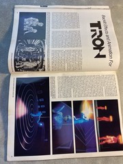 American Cinematographer Magazine 1982 August Tron Issue