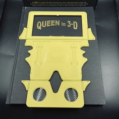 Queen in 3-D by Brian May Stereoscopic Viewer Owl & Hardcover Book Slipcased Set