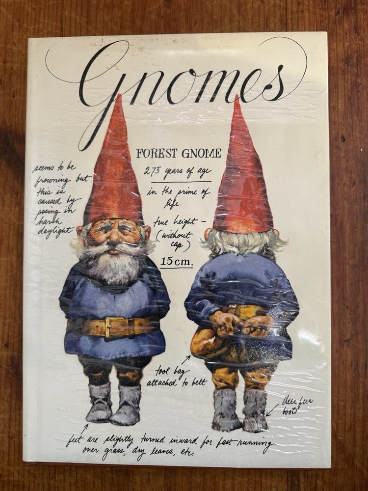 1977 Signed “Gnomes” Wil Huygen Illustrated Rein Poortvliet + Secrets HC First