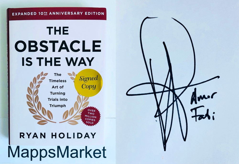 SIGNED The Obstacle is the Way Expanded 10th Anniversary Edition by RYAN HOLIDAY