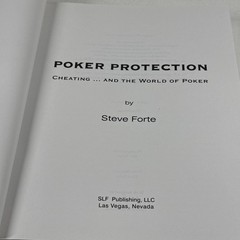 Poker Protection – Cheating . . . And the World of Poker by by Steven L Forte HC