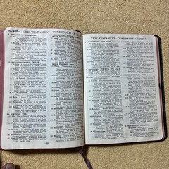 1964 Kirkbride The New Chain Reference Bible Thompson 4th Improved Edition KJV
