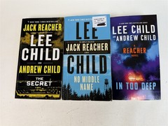 Lee Child Lot 1st 30 Jack Reacher Paperback Killing Floor – In Too Deep +Stories