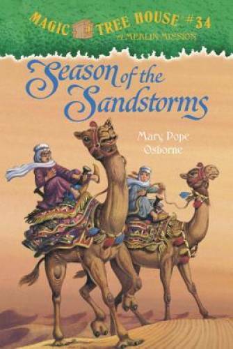 Season of the Sandstorms (Magic Tree House #34) – Hardcover – GOOD
