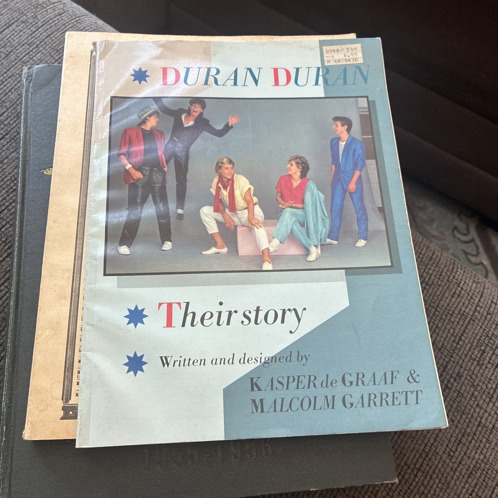 Duran Duran Their Story Book Kasper deGraff Malcolm Garrett 32 pages.