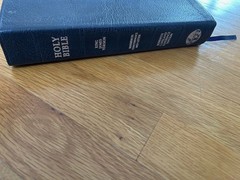 Holy Bible Kenneth Copeland Reference Ed KJV Red Letter GENUINE Leather 1991 VG