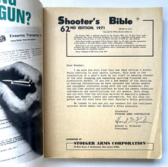 Shooter’s Bible No. 62 1971 Edition by Stoeger Publishing Company, 576 Pages