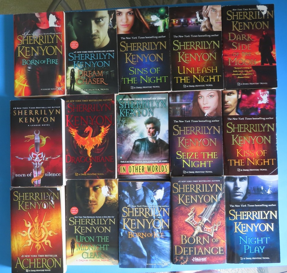 Sherrilyn Kenyon Dark Hunter League + Lot of 15 Mixed Titles