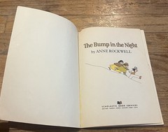 THE BUMP IN THE NIGHT : by Anne Rockwell : vintage
