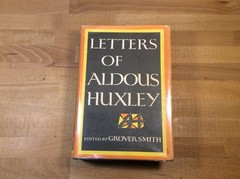 Letters of Aldous Huxley, Grover Smith, Hardcover 1st Edition