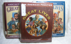 Vintage Lot of 3 Great Lives Books Copyright 1988 & 1997 Charles Scribner’s Sons