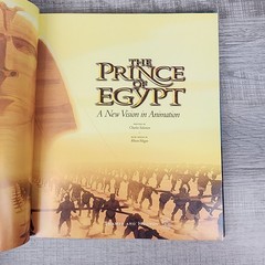 The Prince Of Egypt A New Vision In Animation Hardcover Art Book Dreamworks