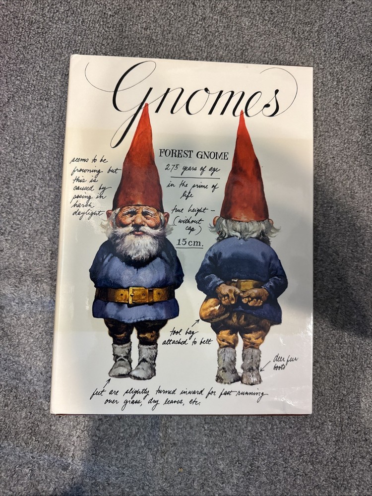 Gnomes by Wil Huygen & Rien Poortvliet 1977 Hardcover Illustrated First Edition