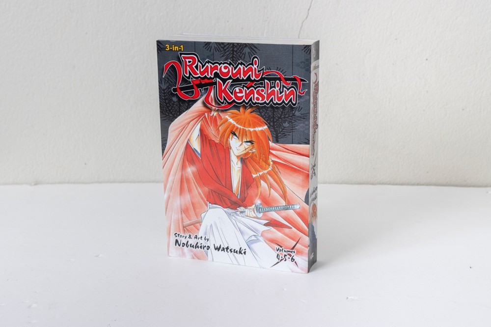 Rurouni Kenshin 3 in 1 Volumes 4 5 & 6 | Manga Book English Shonen Jump