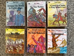 Lot of 24 Illustrated Classic Editions & Christian Library Mini Paperbacks Books