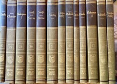 Great Books of the Western World YOU CHOOSE Vintage Tan Multi Color Cloth B3G1