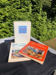 Lot of 3 Julia Child Cooking Books Art of Cooking 2 + 2 Julia Child and More