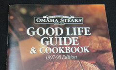 Omaha Steaks Good Life Guide & Cookbook Edition Booklet Vintage 1997-98
