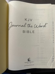 KJV, JOURNAL THE WORD BIBLE (2016 Hardcover) – New _ Read