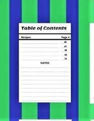 Blank Cookbook Recipe Book Variety to Choose From 9″ H x 6″ W 102 Pages