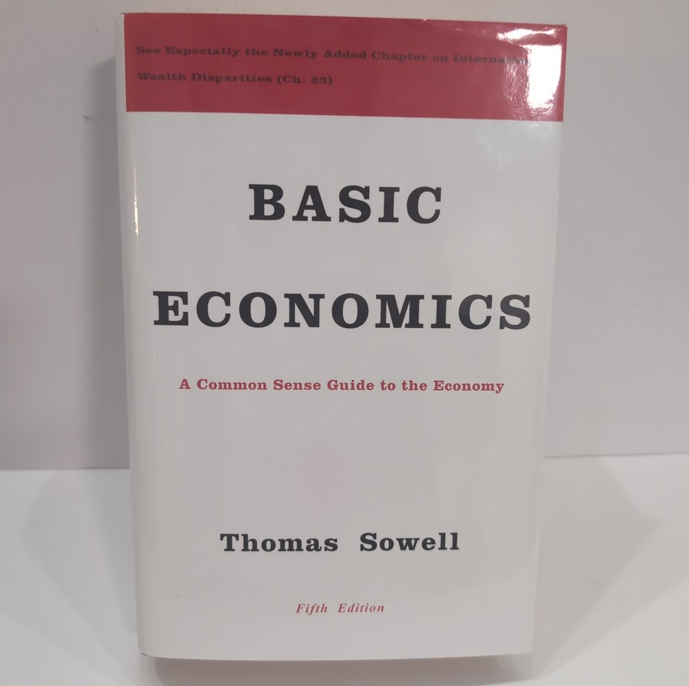 Basic Economics Thomas Sowell 5th Edition Hardcover Common Sense Guide New