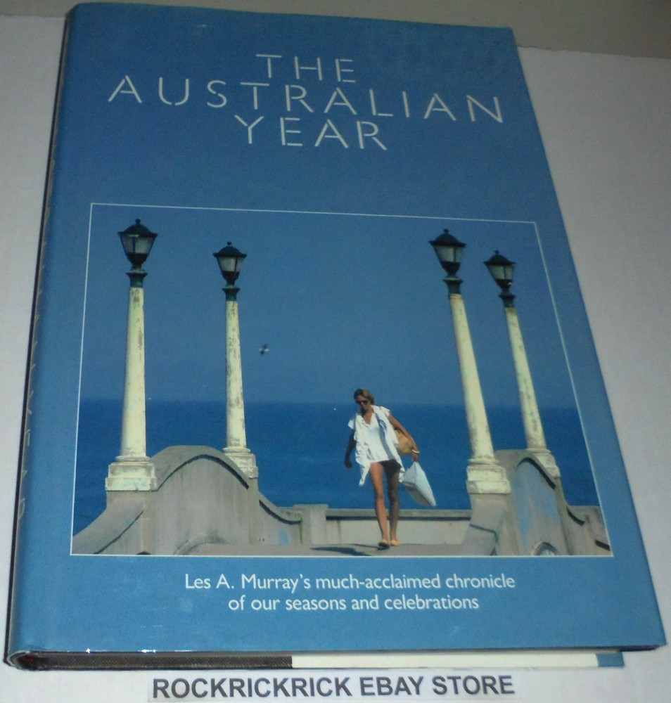 THE AUSTRALIAN YEAR BOOK HARDCOVER BY LES A. MURRAY 1985 22CM X 31CM