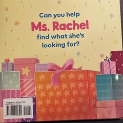 MS RACHEL: And the Special Surprise; Encouraging Speech & Learning SIGNED AUTO