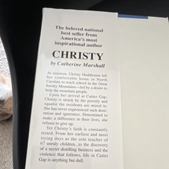 Christy by Catherine Marshall Paperback Fiction Novel, Christianity Topic
