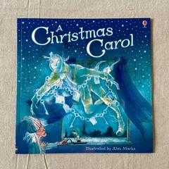 A Christmas Carol Picture Book Alan Marks 2015 Usborne 9.9in Illustrated