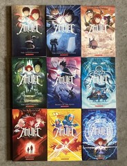 AMULET BOX SET PLUS ONE – 9 SOFT COVER BOOKS – LOT