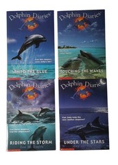 Dolphin Diaries Books Lot Volumes 1 2 3 4 Set Ben Baglio Chapter Elementary Jody